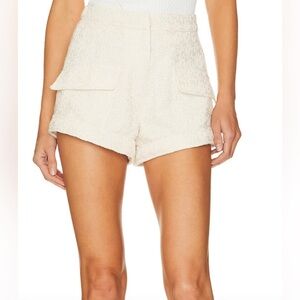 NWT Line & Dot Avery Shorts Ivory L Revolve FWRD